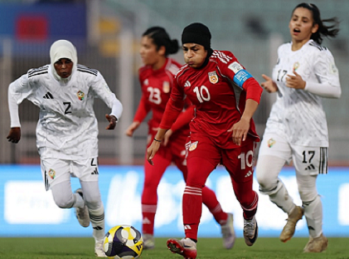 Afghan women's football team reunite 8,000 miles away despite being banned at home